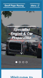 Mobile Screenshot of geoffpageracing.com